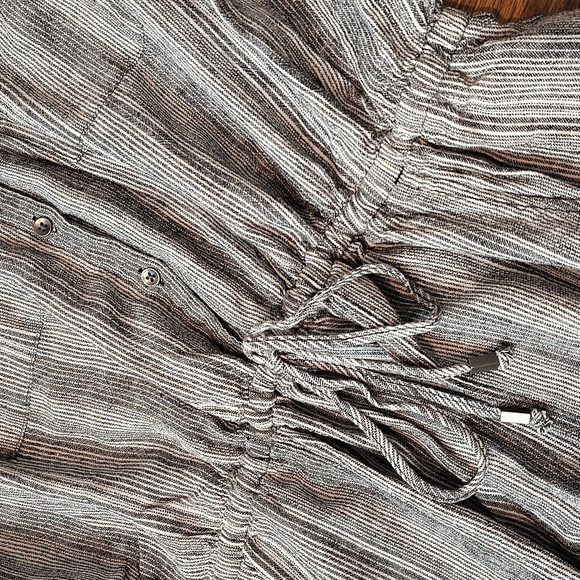 Kelly Renee Ladies X-Large Romper Jumper Shorts,  Black and White Stripes - Picture 5 of 8